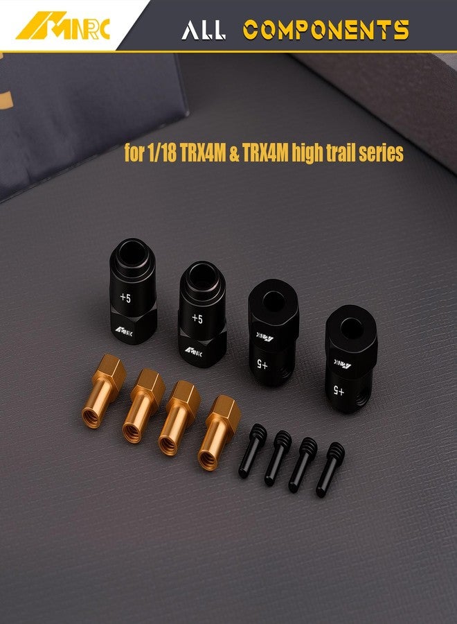 NMNRC +5mm Wider Steel Wheel Hex Hub for 1/18 TRX4M & TRX4M High Trail RC Car Series Upgrades Part - Image 2